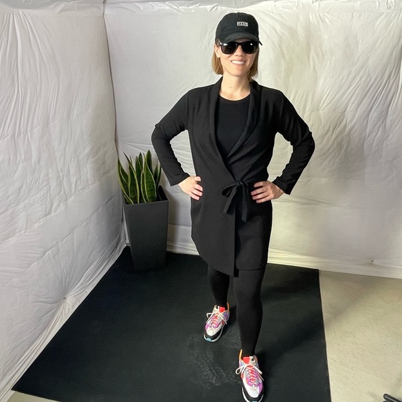 Zara Black Draw String Jacket - Picture 2 of 10